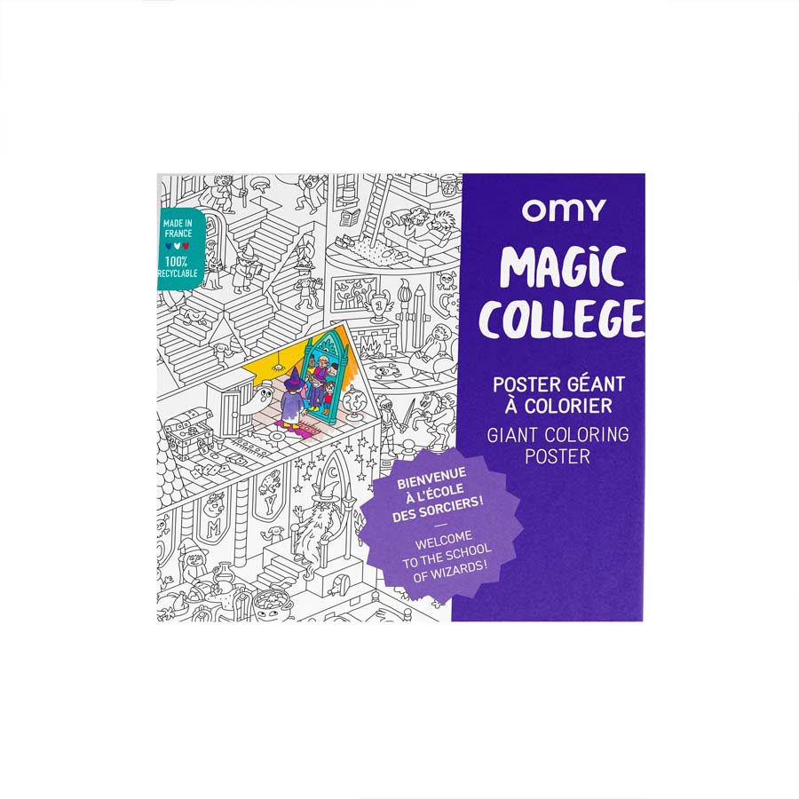 Omy-poster-geant-a-colorier-magic-college-Atelier-Kumo