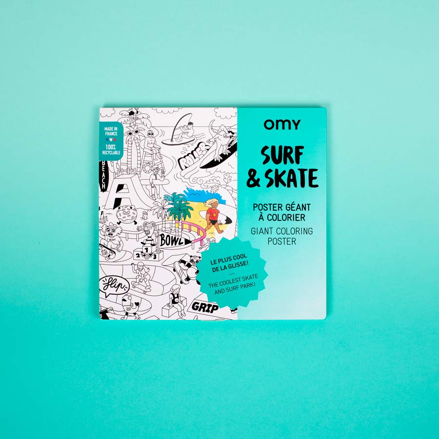 Omy-poster-geant-a-colorier-surf-et-skate-ambiance-Atelier-Kumo