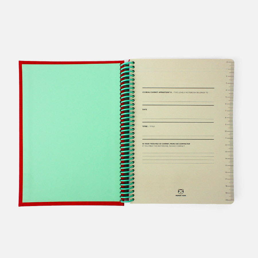 Papier-tigre-carnet-a5-toile-uni-corail-couverture-interieure-Atelier-Kumo