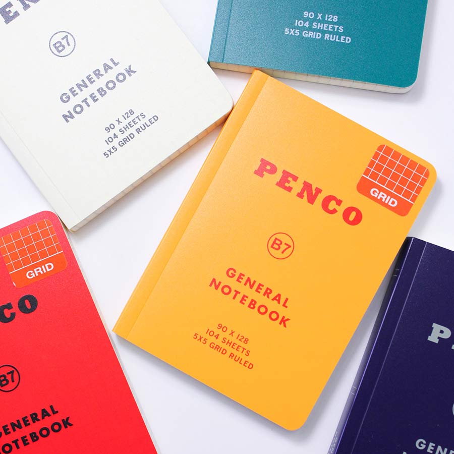 Penco-carnet-B7-A7-grid-general-notebook-ambiance-Atelier-Kumo