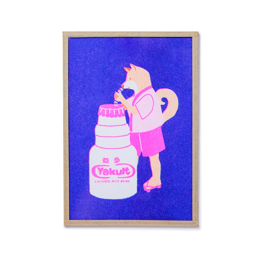 Risographie-yakult-edition-limitee-knapfla-Atelier-Kumo