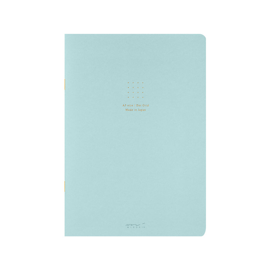 Tendance-Papeterie-carnet-dot-a5-bleu-premiere-couverture-Atelier-Kumo
