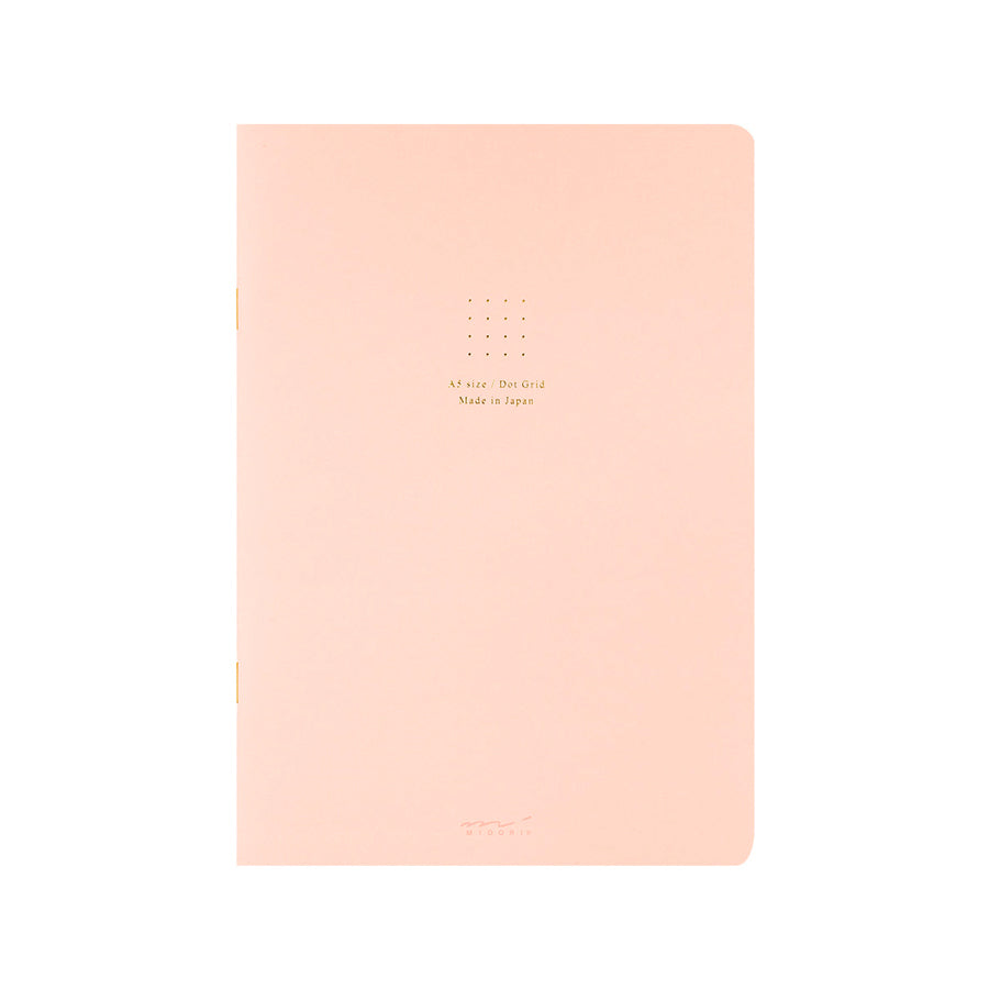Tendance-Papeterie-carnet-dot-a5-rose-premiere-couverture-Atelier-Kumo