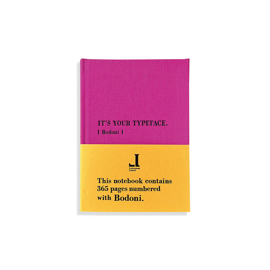 Tomigaya-carnet-A6-Bodoni-rose-fuschia-Atelier-Kumo