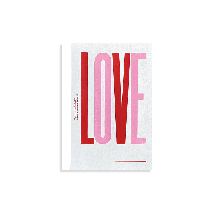 Tomigaya-carnet-love-rouge-rose-A5-Atelier-Kumo