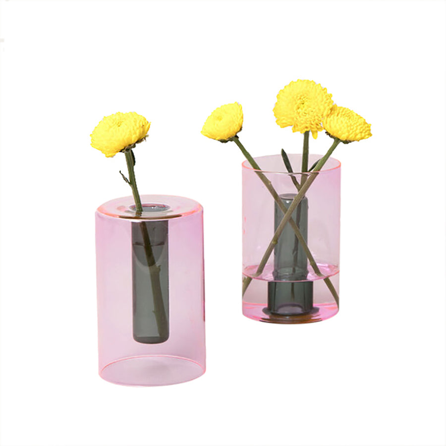 Block-Design-petit-vase-reversible-rose-vert-Atelier-Kumo