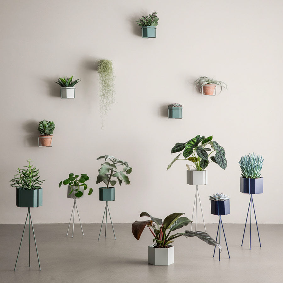 Ferm-Living-porte-plante-mural-hexagon-pot-Atelier-Kumo