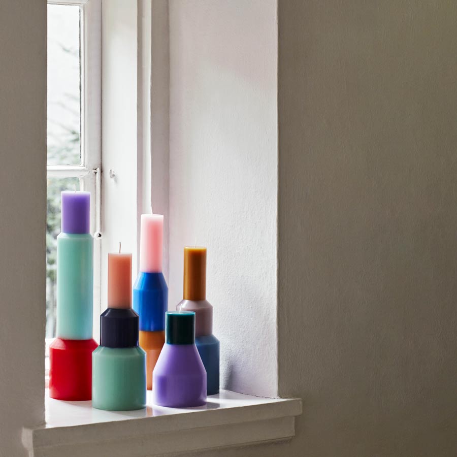 Hay-bougie-coloree-pillar-collection-Atelier-Kumo