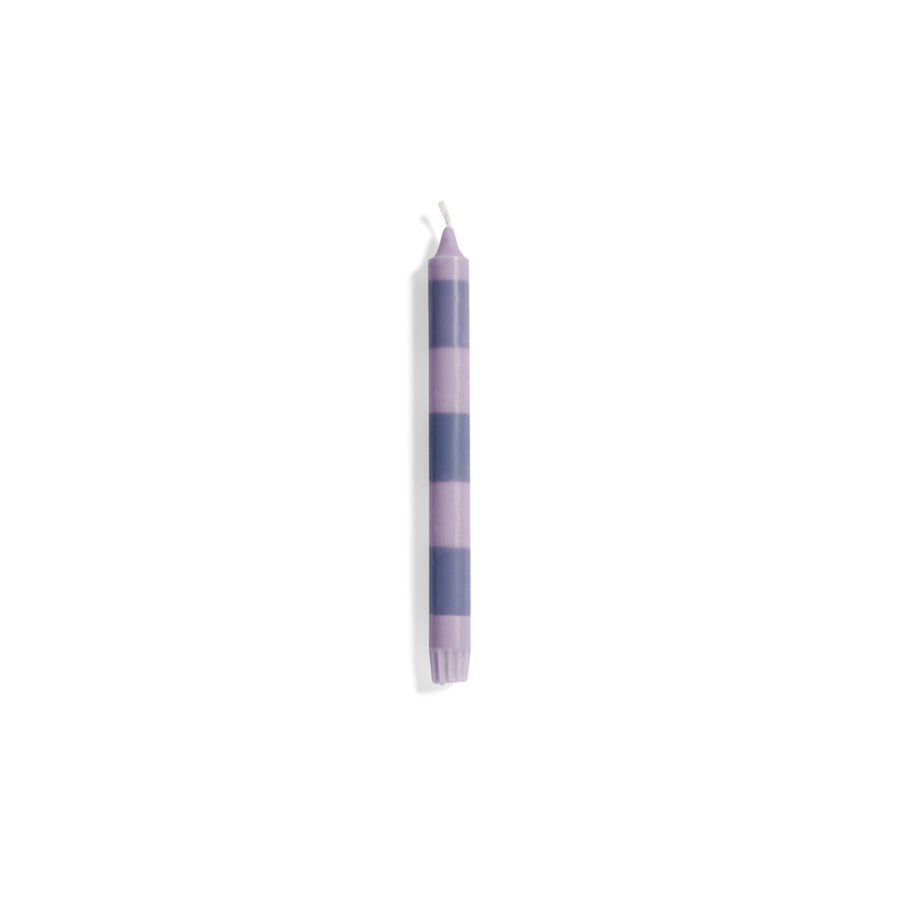 Hay-bougie-stripe-raye-violet-lilas-Atelier-Kumo