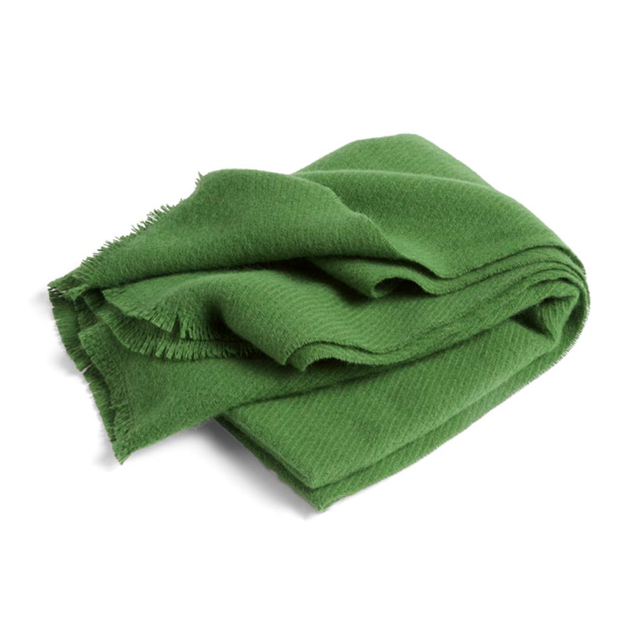 Hay-plaid-mono-blanket-vert-Atelier-Kumo