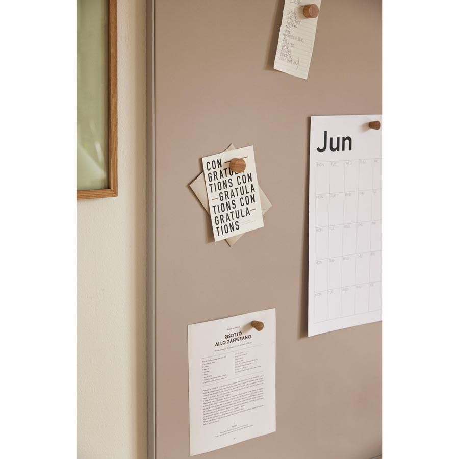 Hubsch - Tableau aimanté Era gris clair | Atelier Kumo design shop