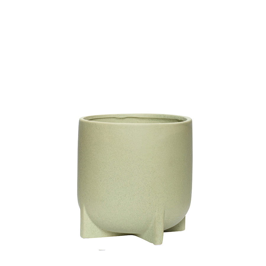 Hubsch-pot-ceramique-vert-grand-Atelier-Kumo