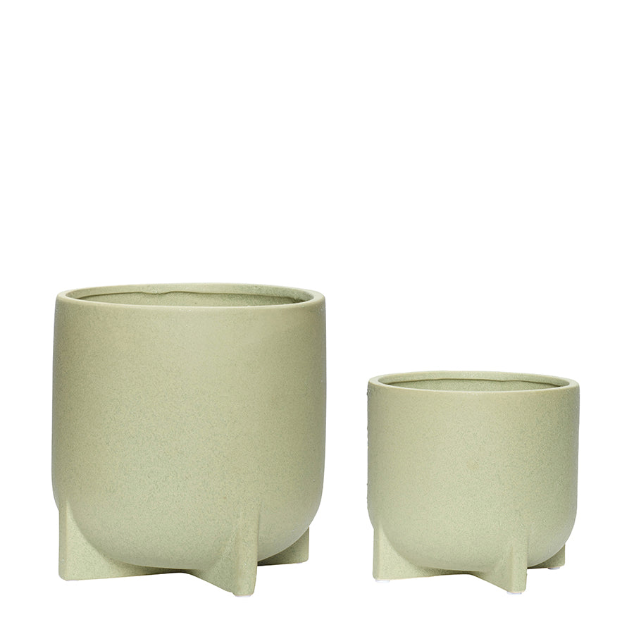 Hubsch-pot-ceramique-vert-petit-grand-Atelier-Kumo