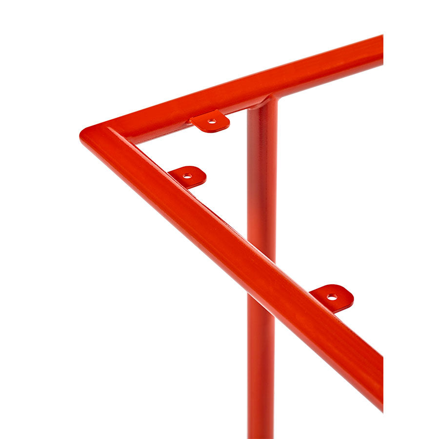 Muller-van-Severen-table-bois-rectangle-structure-rouge-detail-Valerie-Objects-Atelier-Kumo