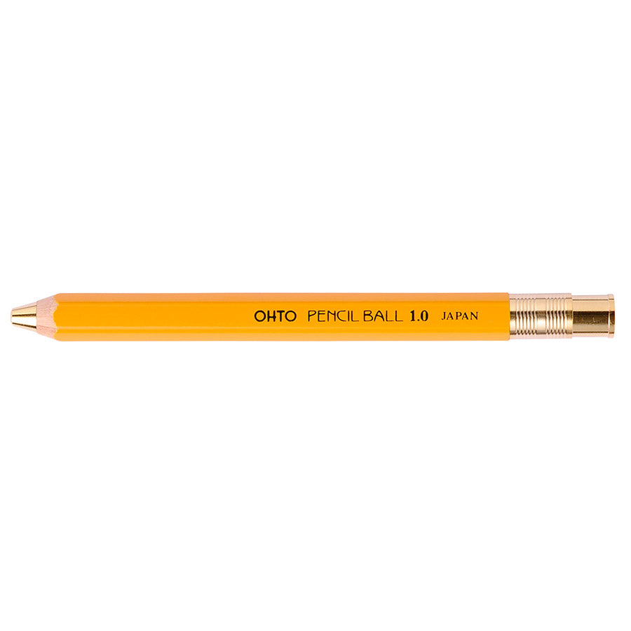 Ohto-Stylo-a-bille-Pencil-Ball-jaune-1.0-Atelier-Kumo