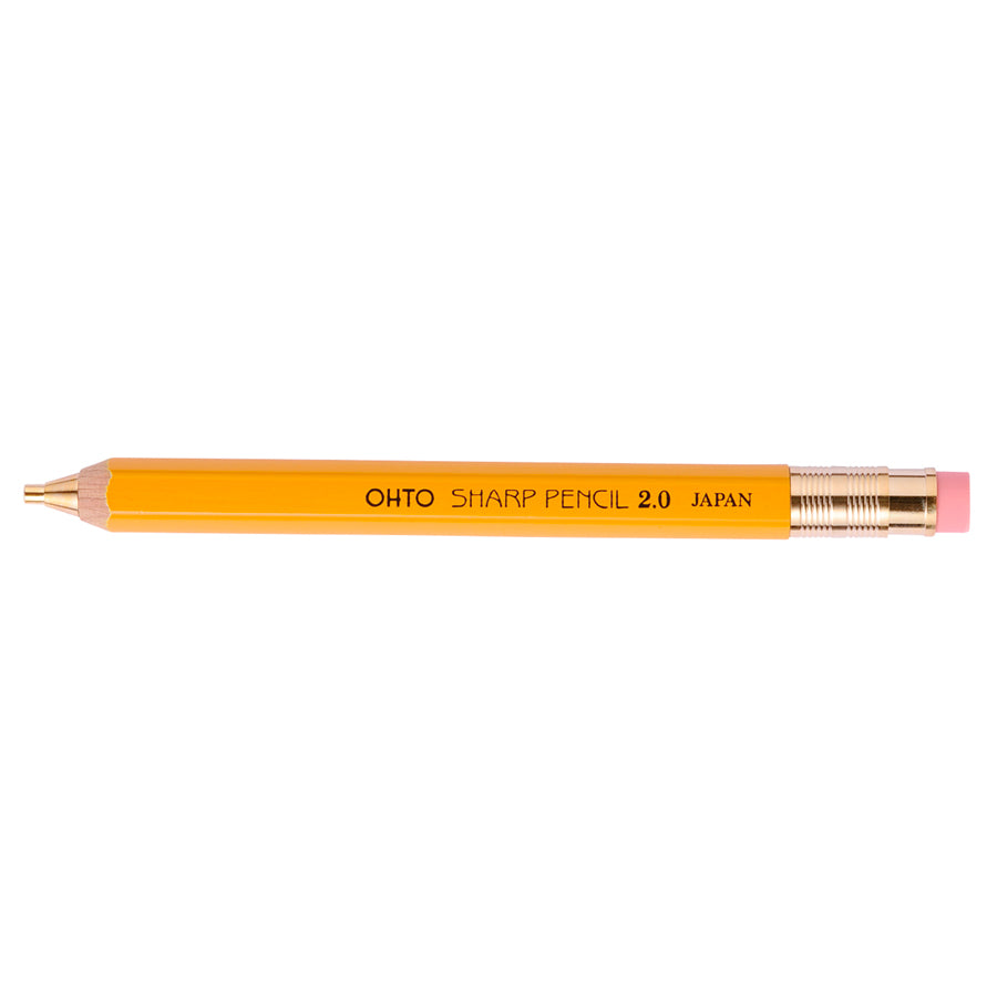 Ohto-sharp-mechanical-pencil-2.0-crayon-jaune-Atelier-Kumo