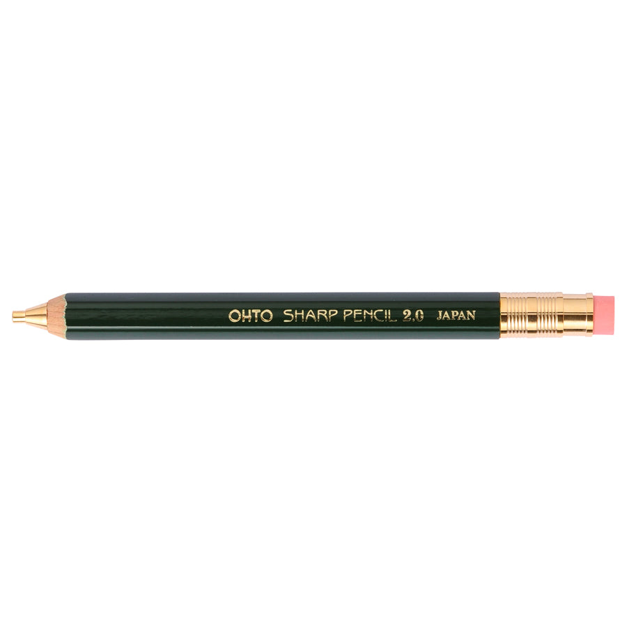 Ohto-sharp-mechanical-pencil-2.0-crayon-vert-Atelier-Kumo