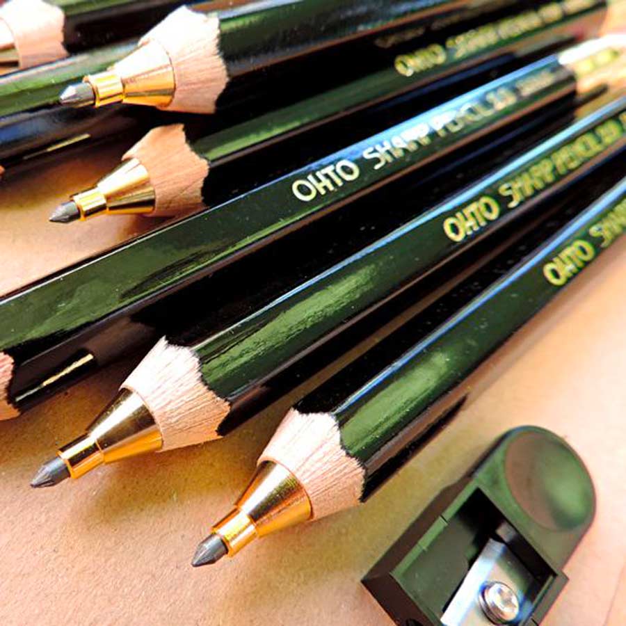 Ohto-sharp-pencil-2.0-vert-taille-crayon-Atelier-Kumo